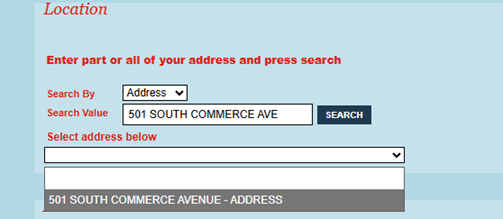 Concurrency Location field